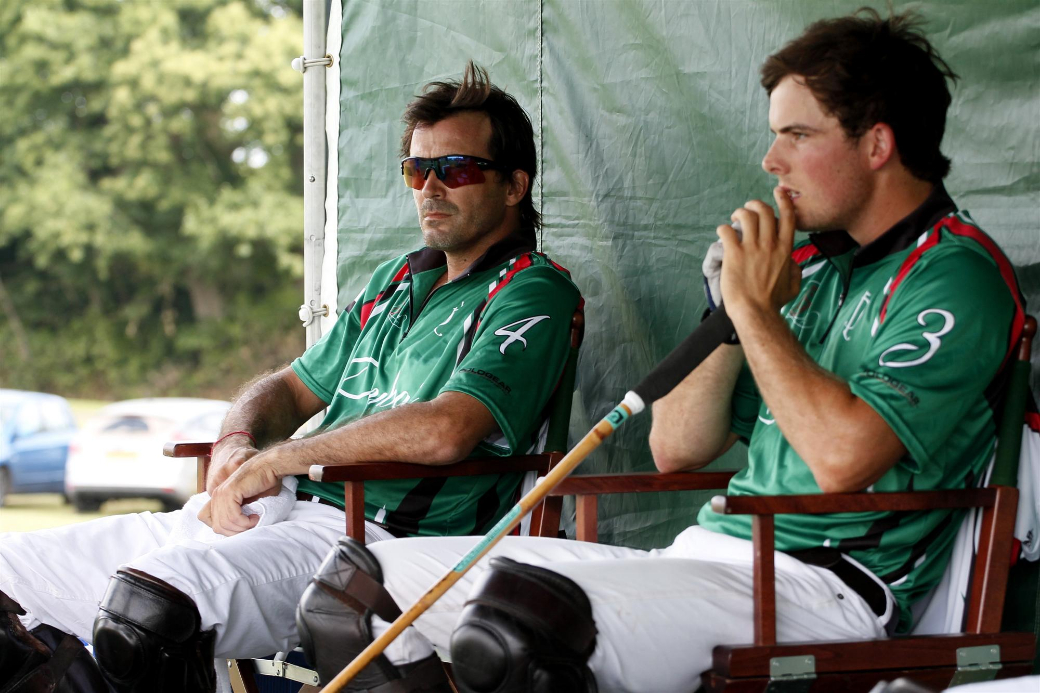 Backstage-Alec White  Adolfo Cambiaso